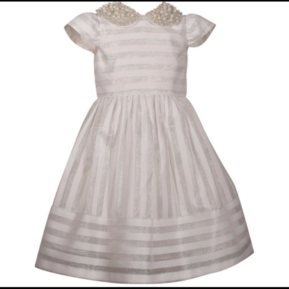 Bonnie Jean Pearl Collar Dress Worn Once